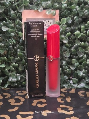 Giorgio Armani Lip Maestro Satin- Shade Secret Date- 4ml-NIB