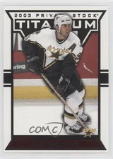 2002-03 Pacific Private Stock Titanium Red /299 Mike Modano #32 HOF