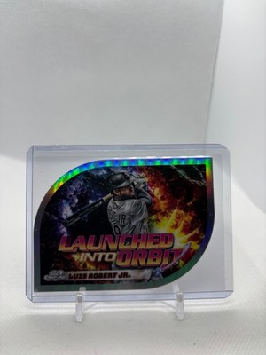 2024 Topps Chrome Cosmic Luis Robert Jr. Launched into Orbit Die Cut White Sox