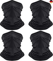 Multifunktionstuch Schlauchschal, 4 StüCk Bandana Halstuch Herren Damen,