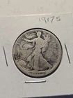 1917-S 50c Walking Liberty 90% Silver Half Dollar Coin San Francisco Walker