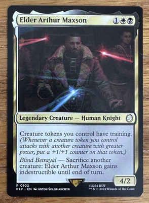 MTG Fallout, Elder Arthur Maxson -- Light Played