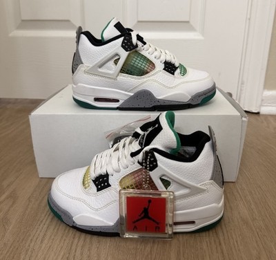 Jordan 4 Retro Rasta Lucid Green (2020) Women s Size 5 / 3.5Y AQ9129-100