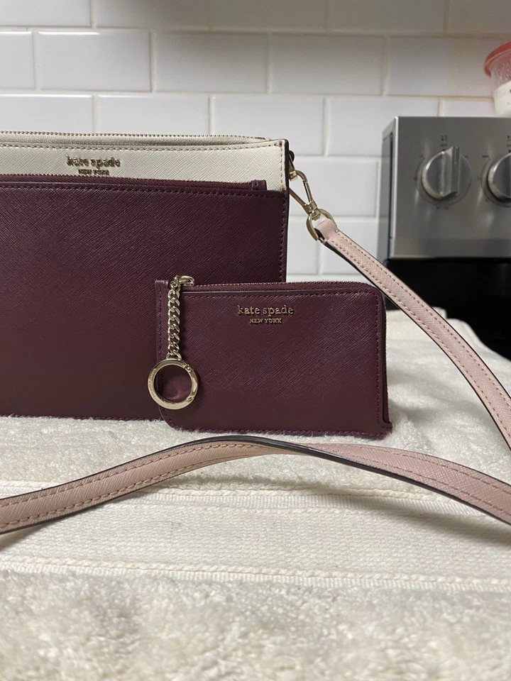 Kate Spade color block Crossbody bag with matching wallet - Image 2 of 4