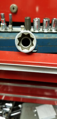Vintage Unique 8 Point MOPAR Socket  SAE 11/16'' USA 1/2'' Drive Great condition 