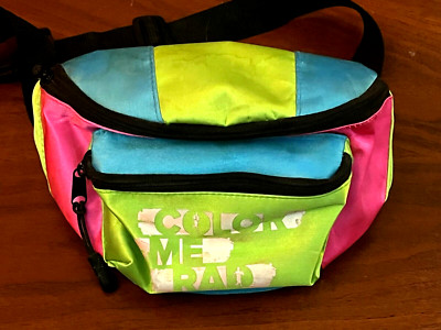 Color Me Rad! Fanny Pack Retro Vintage 80's Y2k 90's