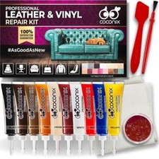 COCONIX Leather Vinyl Repair Kit Fix Tears, Holes, Scratches, and Peeling on