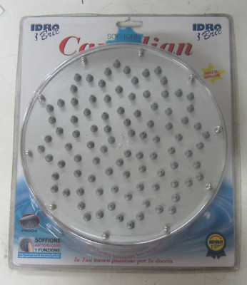 HYDRO BRIC KANADISCHER KOPFBRAUSE RUND Ø 30 CM CHROM ANTIKALK DUSCHE F0173B