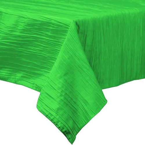 Square Light Weight Accordion Crushed Taffeta Seamless Tablecloth (36" Inches) - Picture 23 of 40