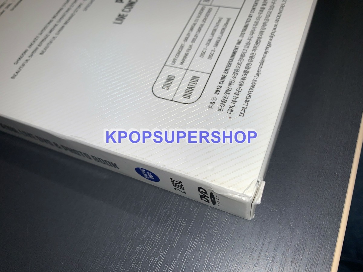 BEAST 2013 Beautiful Show in Seoul 2 DVD 220 Photobook Good