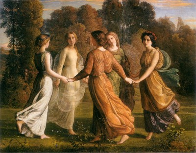 janmot_louis_le_poeme_de_l_ame_13_rayons_de_soleil großes Poster Leinwand Film Film