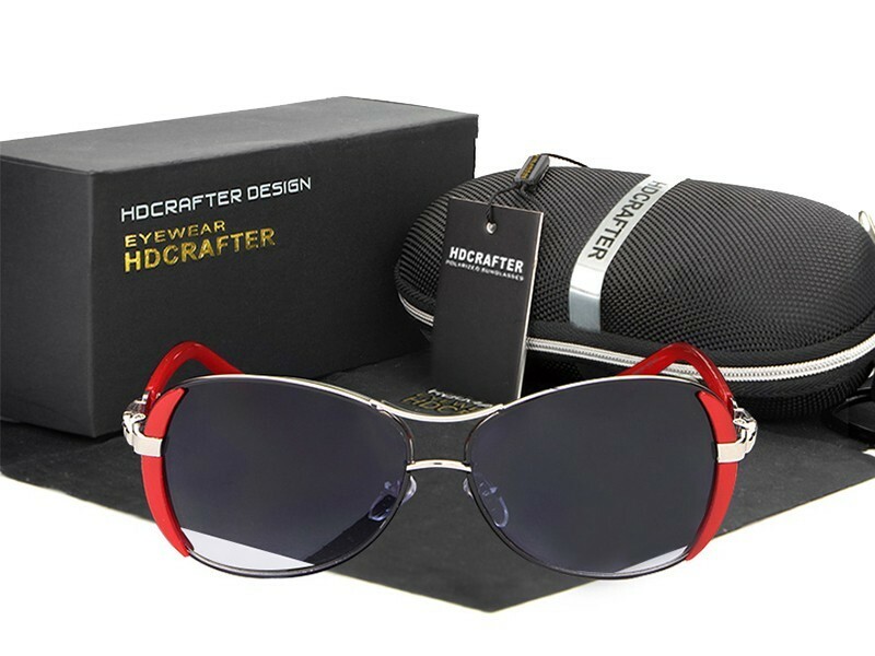 HD Crafter Women's Fashion Polarized Oval Sunglasses