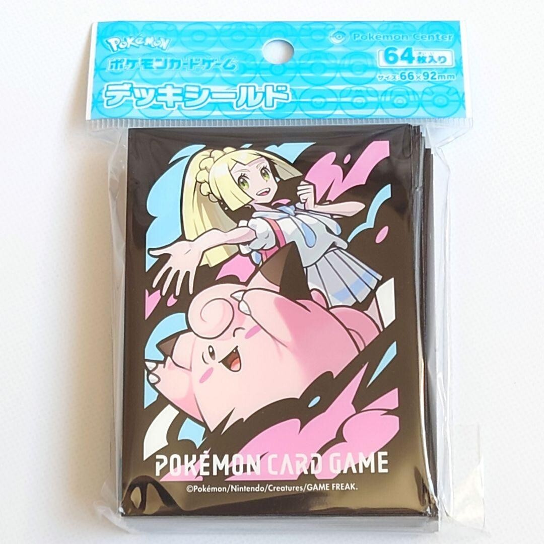 Pokemon Card game Deck Shield Lillie & Clefairy Japanese 64
