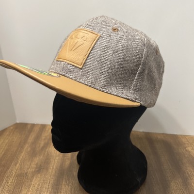 carbon elements hat Faux leather brim Diamond Design Snapback