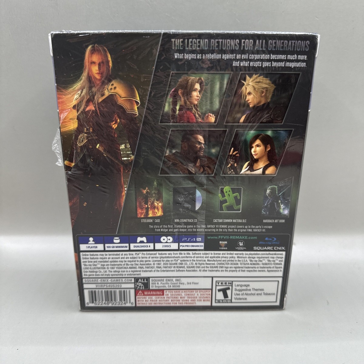 Final Fantasy VII Remake Deluxe Edition (PS4 / Playstation 4
