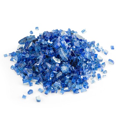 Reflective Fire Glass For Fire Pit And Fireplace 10 Pound 1 4