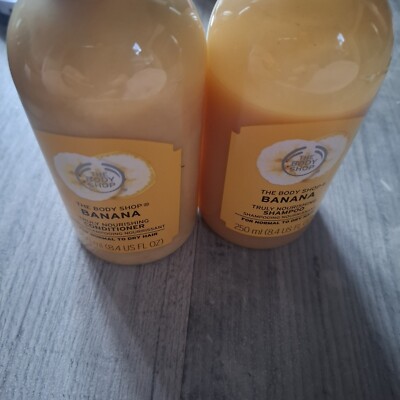 The Body Shop Banana Shampoo und Conditioner Originalformel eingestellt