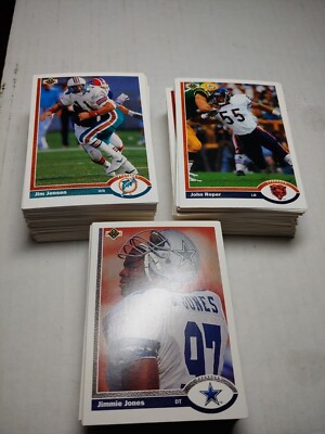 1991 upper deck football #251-500 complete your base set *PYC*