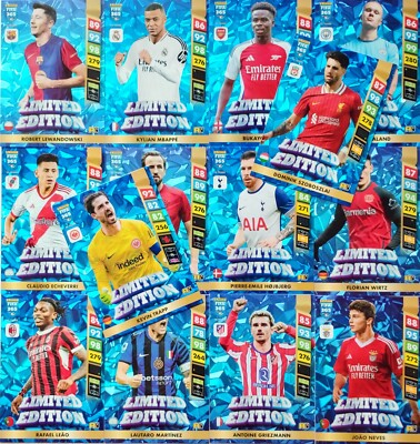 PANINI FIFA 365 2025 ADRENALYN XL LIMITED MBAPPE YAMAL LEWANDOWSKI UDOGIE SKHIRI