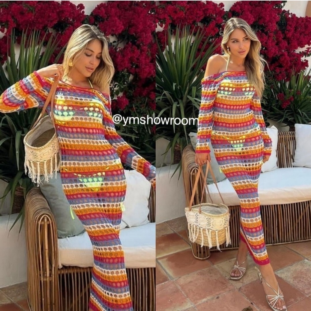 sylvia cream knit midi dress BLACK – DISSH HAZURE Women's Casual Dresses tvirginia Color:Multi Blue/Yellow Think of Sylvia as