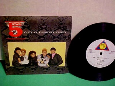 5 Star Can't Wait Another Minute 45rpm & picture sleeve Don't You Know I Live It