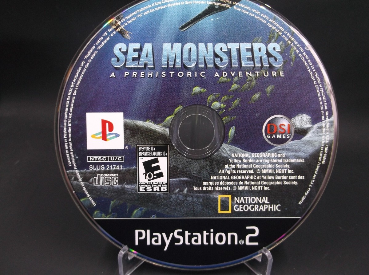 PlayStation 2 PS2 Sea Monsters A Prehistoric Adventure DISC ONLY