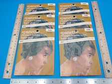 Lot of 6 Vintage 1962 "Spanette" Bouffant Nylon Hair Nets NOS 217 Blonde Z757