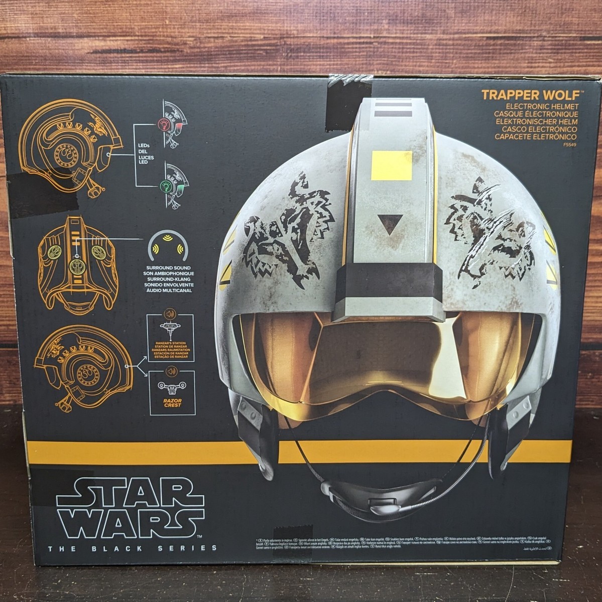 Casque Trapper Wolf - Star Wars The Mandalorian - Edition Collector Black Series - Hasbro