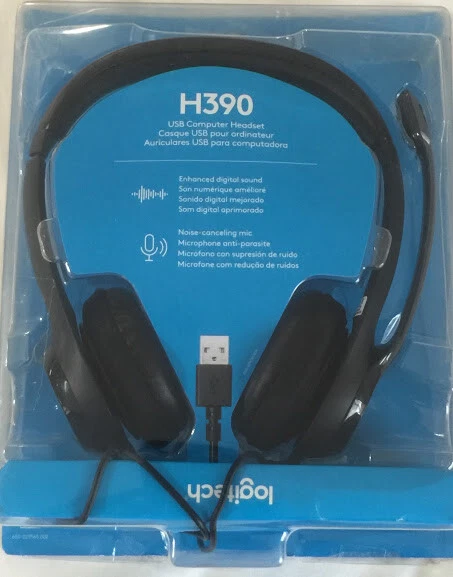 Logitech LOG981000014 Inc H390 Usb Headset with Noise-Canceling Headphones - Image 2 of 2