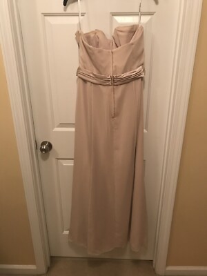 champagne bridesmaid dresses ebay Sheath Cowl Neck Champagne Silk Satin Bridesmaid Dresses VK220121605 –  Vickidress