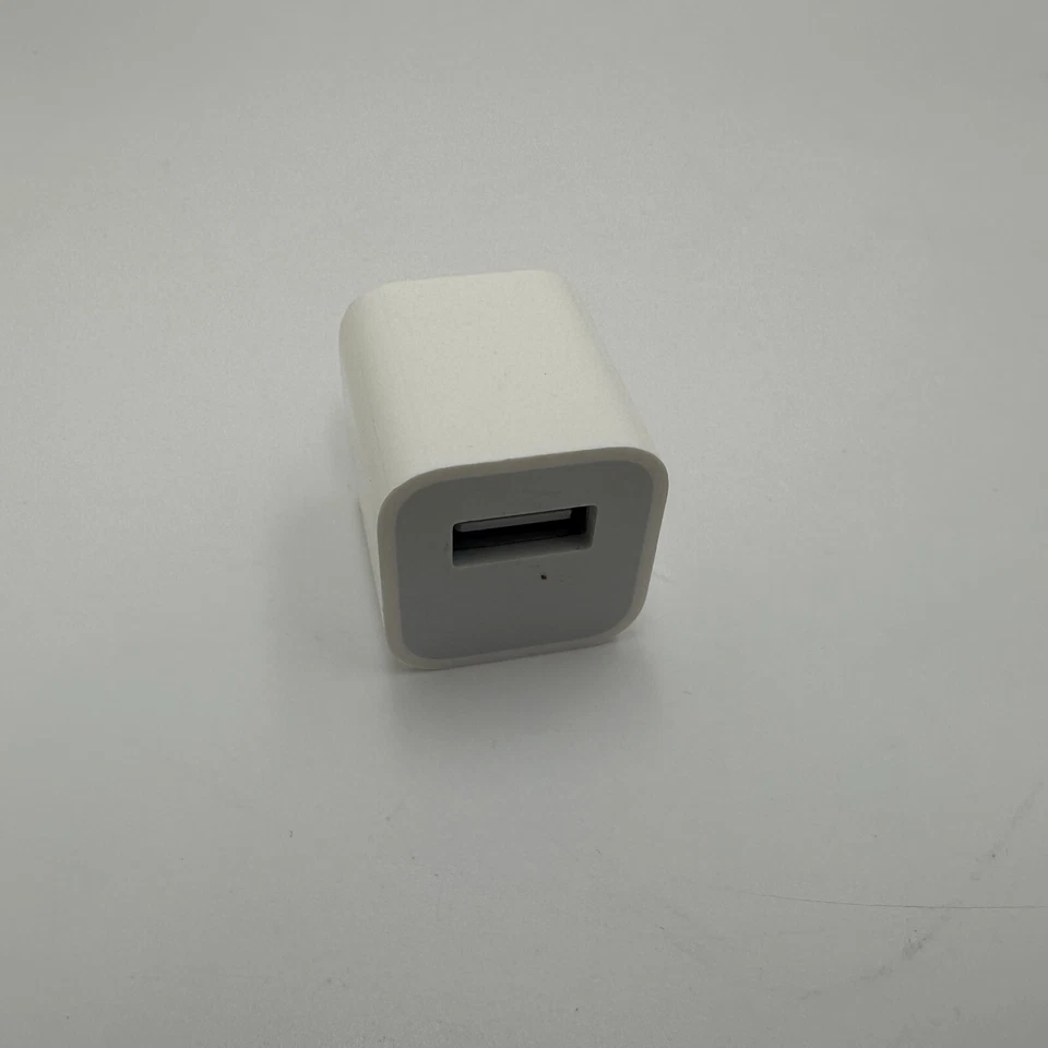 OEM Genuine Original Apple 5W USB Wall Charger Power ADAPTER Cube A1385 - Image 3 of 3