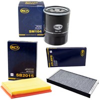 Inspektionspaket Filterset SCT FüR Opel Corsa C Tigra Twintop Combo Kasten 1.3