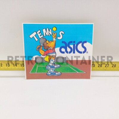 Sticker vintage sticker sticker 80's - Asics tennis RIF. G3