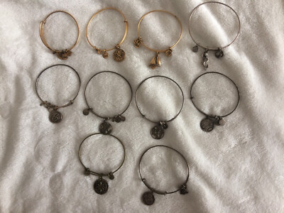 Alex and Ani Bracelet Lot of 10 Mixed Metal Bracelets | eBay display picture 2