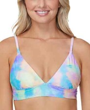 Raisins Porta Del Sol Anya Bra Reversible Swim Top Pink Blue Small
