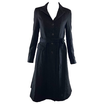 FORME D'EXPRESSION Black Classic Riding Coat BNWT 38 S