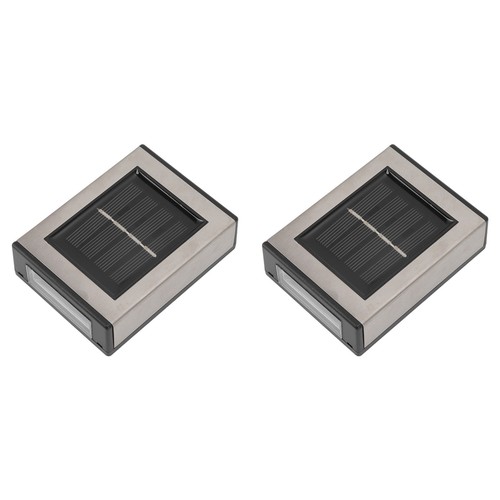 2 Sets Solar Wall Light IP65 Waterproof Outdoor LED Lamp White Lighting - Picture 19 of 24