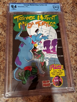 TEENAGE MUTANT NINJA TURTLES 38 CBCS 9.4 MIRAGE TMNT GRADED BEAUTIFUL SPACED OUT