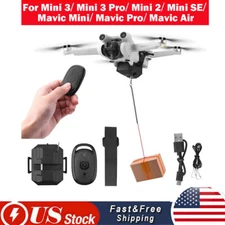 For DJI Mini 2 SE 3 Pro Drone Airdrop Dropper Remote Control Thrower Accessories