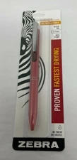 Zebra Sarasa Grand Retractable Gel Pen, Rose Gold Barrel .7mm, Blk Ink, Carded