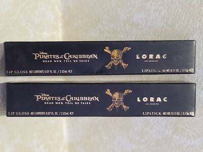 LORAC Pirates of The Caribbean Lipstick Lip Gloss Duo Ahoy Matey