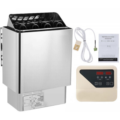 Electric 9KW Sauna Heater Dry Stainless Steel Stove For Bath Shower SPA 220 240V