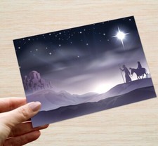 Religious Christmas Cards & Packs The Journey Nativity Mary Joseph Jesus Xmas
