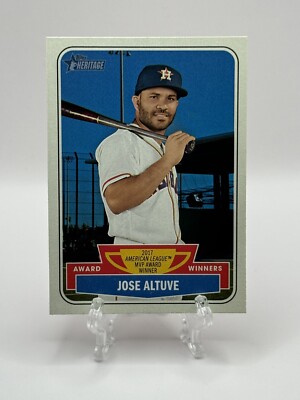 2018 Topps Heritage Award Winners #AW1 Jose Altuve Houston Astros