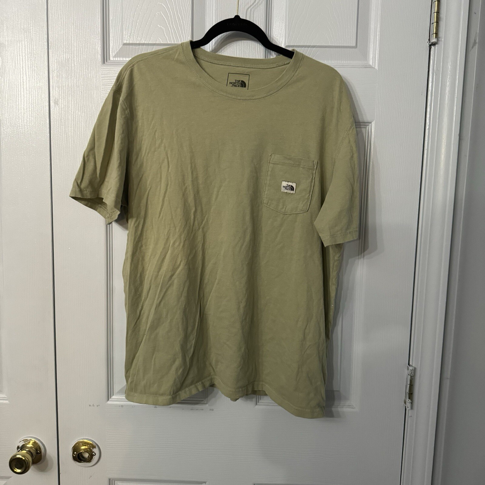 North Face Men's T-Shirt - Size XL, Green, Casual Outdoor