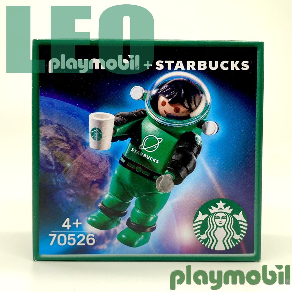 韓国　スターバックス コラボ　playmobil 70526 70619 STARBUCKS Korea x PLAYMOBIL Starbucks Buddy Astronaut LEO