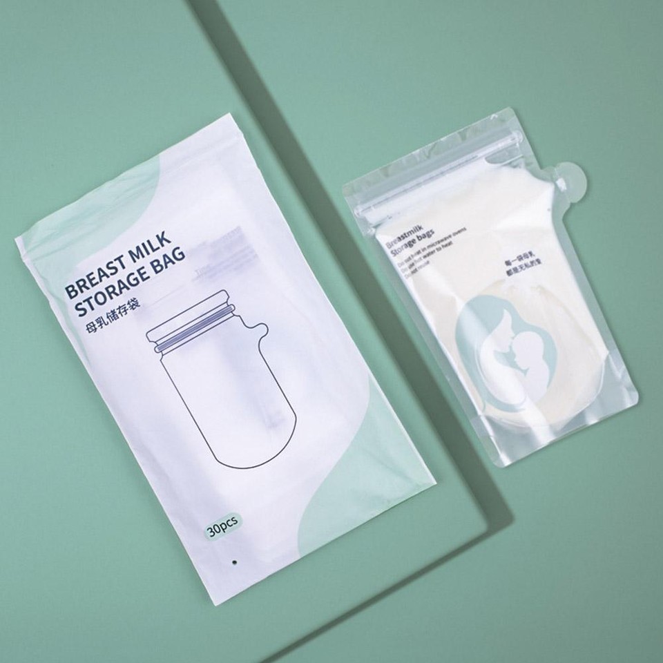 30Pcs Breast Milk Storage Bag Disposable 150ml Milk Storage Bag BPA