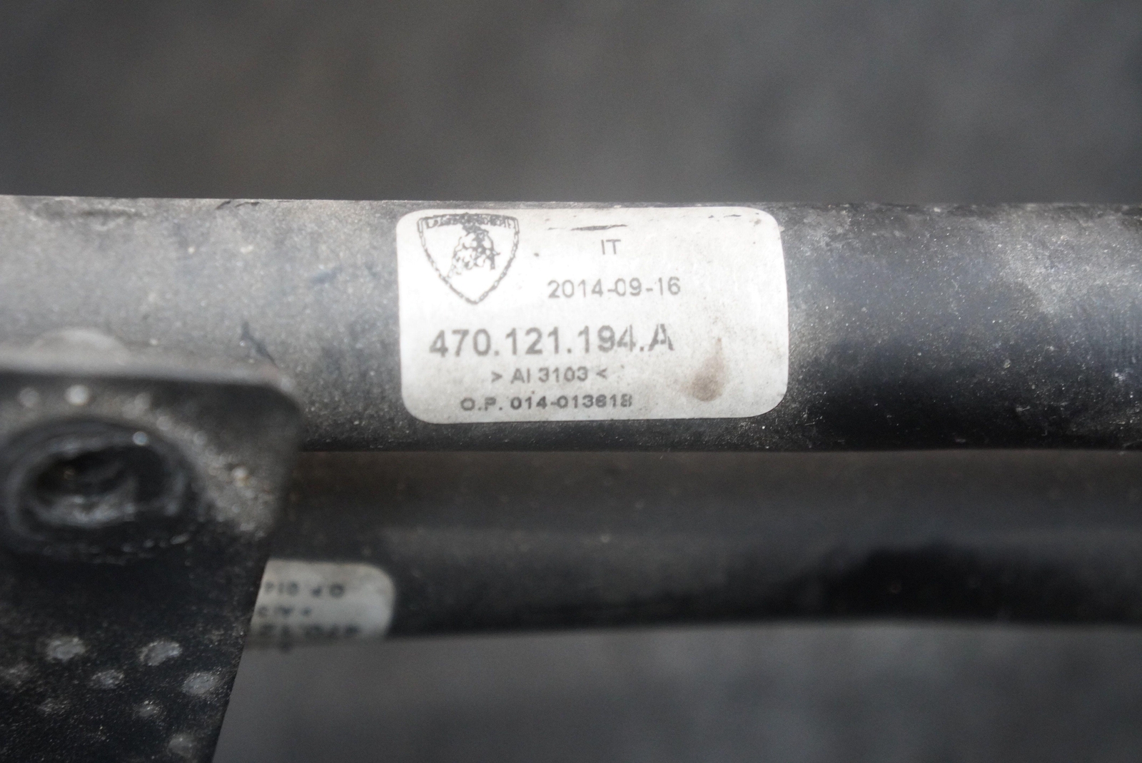 Oil Cooler Hose Line Coolant Pipe 470121071A 470121194A Lamborghini Aventador 15