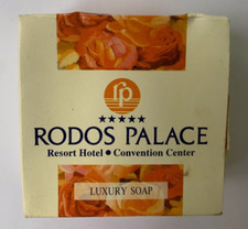 2 Vintage Mydło LUKSUSOWE MYDŁO Mydło hotelowe RODOS PALACE Resort Hotel ok. 74 gramów