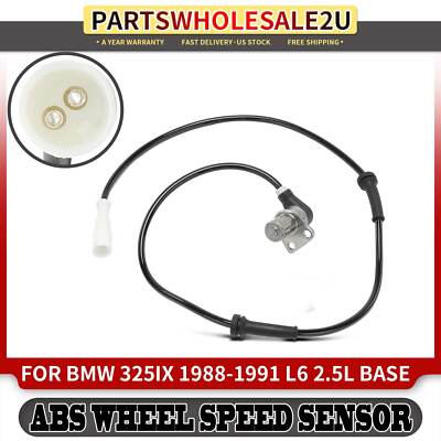 Front Left or Right ABS Wheel Speed Sensor for BMW E30 325iX 1988-1991 L6 2.5L
